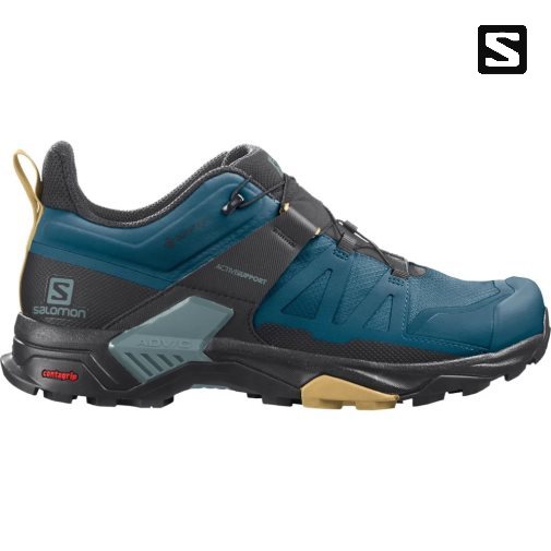 Salomon X Ultra 4 GTX Turisticke Topanky Panske Modre Čierne | SK 9LQEHB